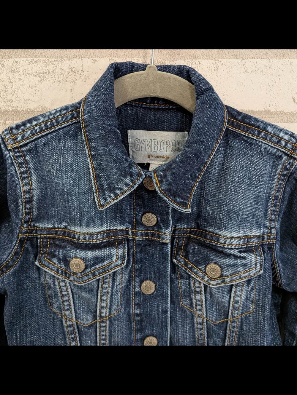 Gymboree Jean Jacket Size 4 XS 100% Cotten